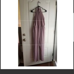 FOREVER 21 PLUS HALTER JUMPSUIT